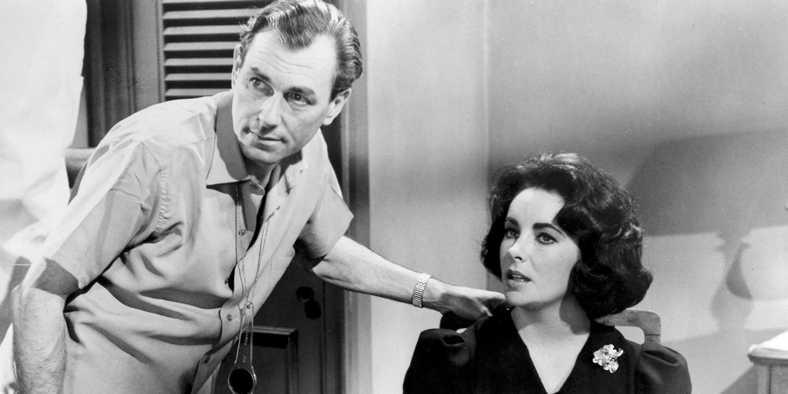 Jack Hildyard BSC with Elizabeth Taylor on Suddenly Last Summer looking off camera